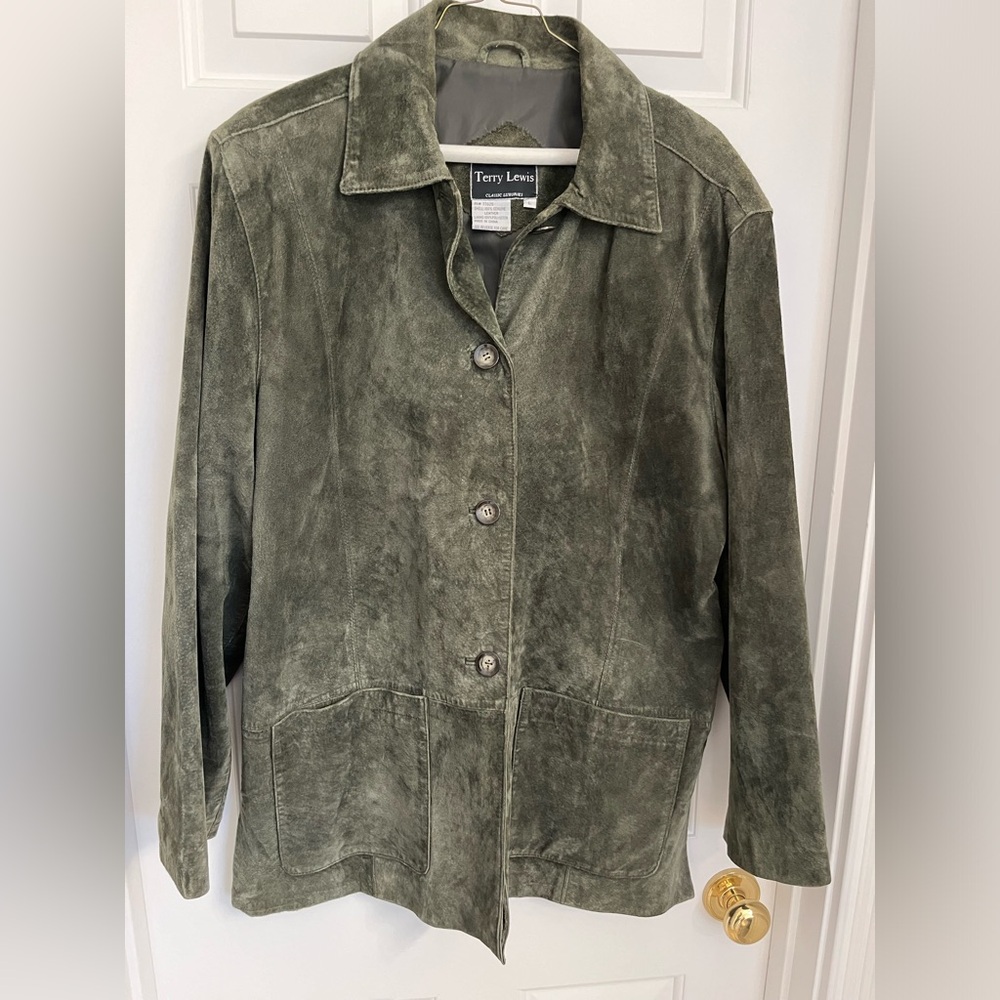Suede Jacket and Skirt (matching set)